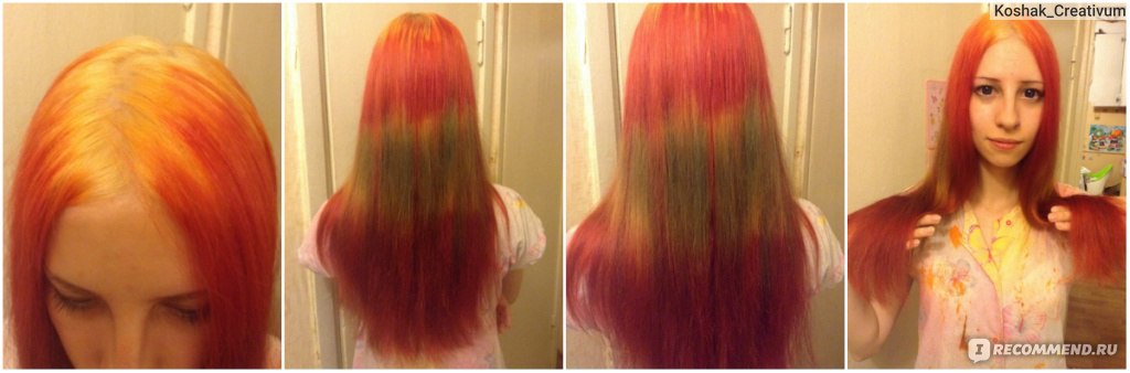 Как убрать красный оттенок на волосах если волос светлый