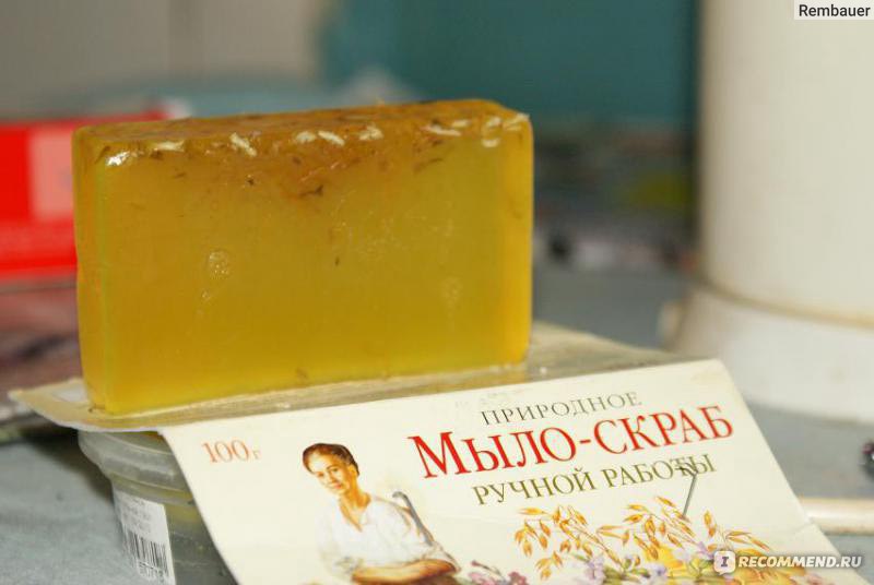 Мыло Рецепты бабушки Агафьи Природное мыло-скраб ручной работы на ...