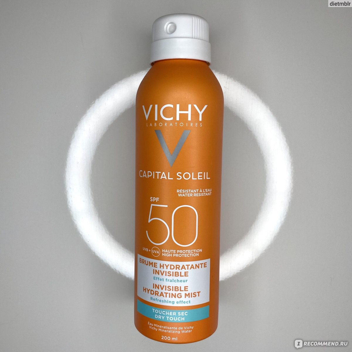 Солнцезащитный спрей-вуаль Vichy Capital Soleil SPF 50 - «Приятный ...