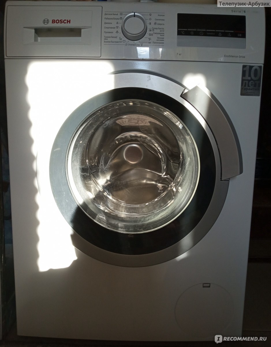 Стиральная машина BOSCH Serie 6 3D Washing WLT24460OE - «Обычная стиральная  машинка. Другой и не надо. (Фото режимов). Есть одно важное 