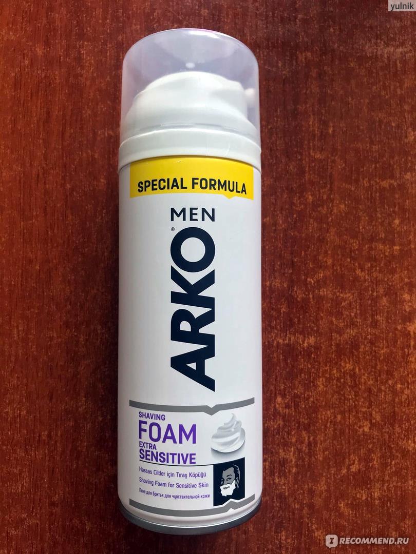 Пена для бритья Arko men sensitive new formula - «???Пена для бритья из  магазина 