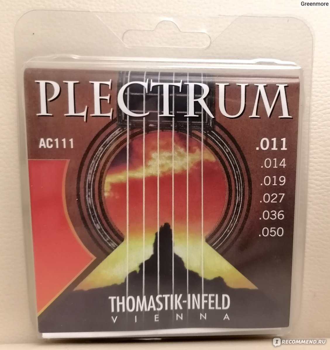 Струны THOMASTIK - INFELD PLECTRUM BRONZE AC111 - (11-14-19-27-36-50) -  «Качественные струны.» | отзывы