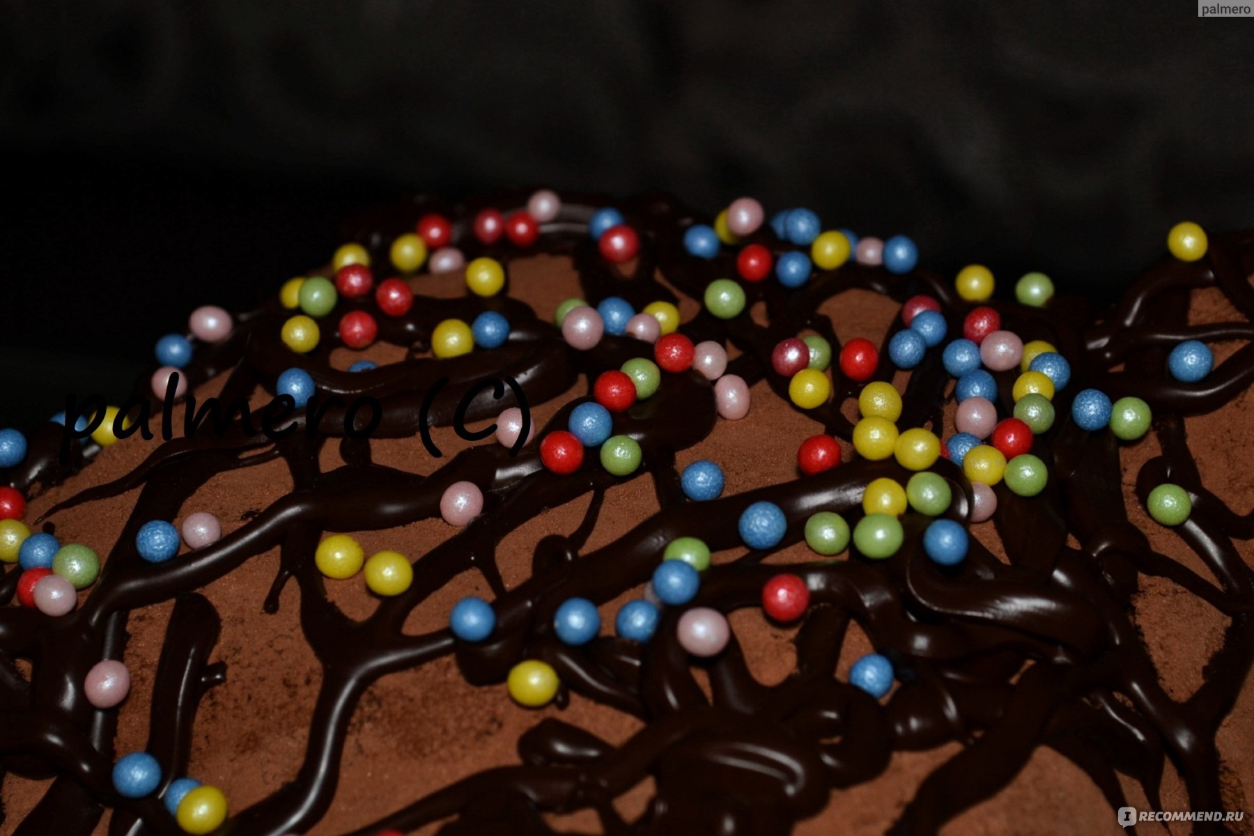 Глазурь DR.OETKER темный шоколад для торта фото