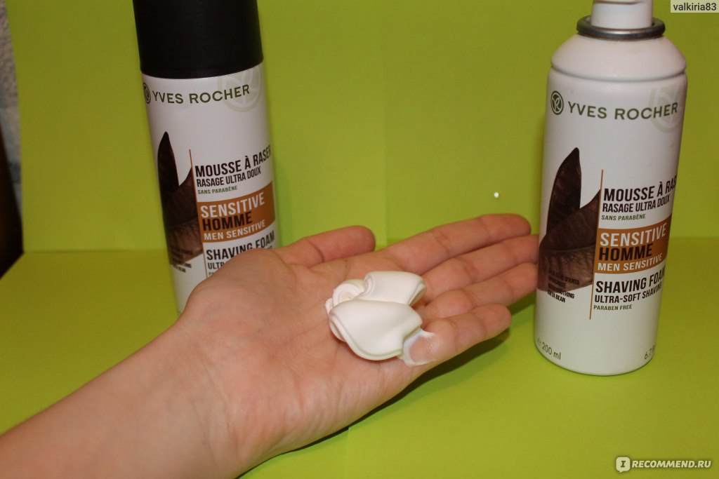 Yves rocher пена для бритья