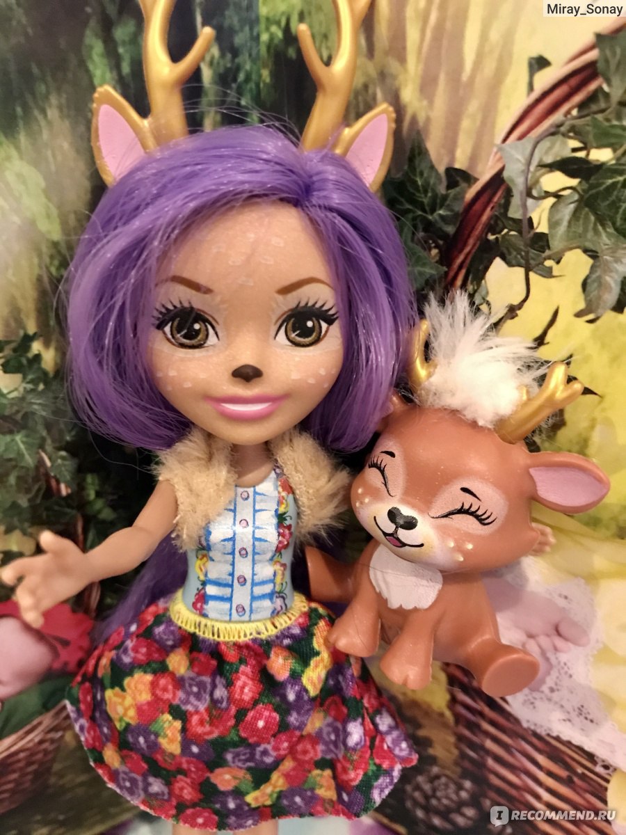 Mattel Enchantimals Кукла Данесса Дир и Спринт (Danessa Deer and Sprint) - « Кукла Оленёнок, и две ее подружки: Скунс и Лисичка. Мама я с рожками хочу,  мама, а мне страшную!!!» | отзывы