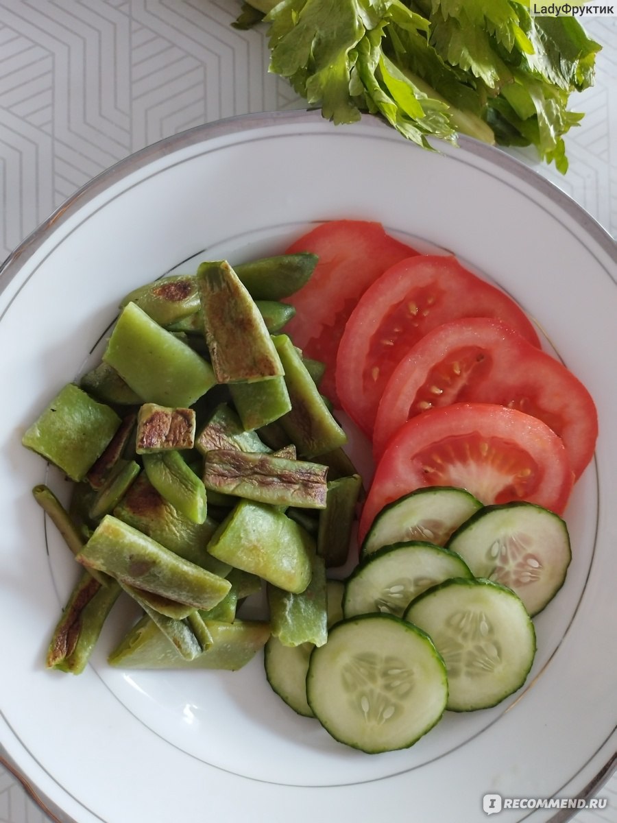 Овощи замороженные 4 сезона Лоби зеленый нарезанный - «Вкусно, удобно и  полезно. И очень качественно!» | отзывы