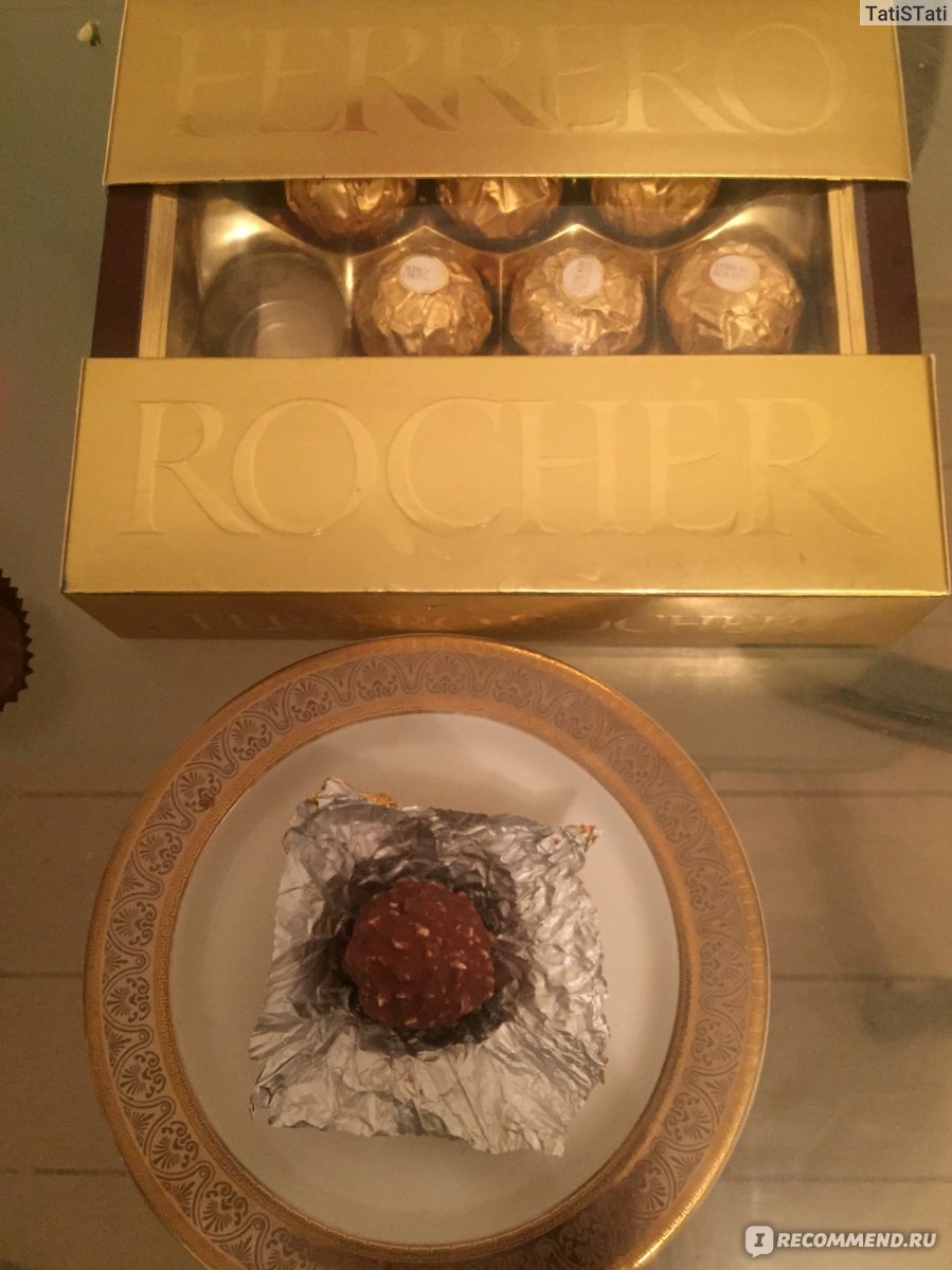 Конфеты FERRERO Rocher - «Отличные конфеты для подарка » | отзывы