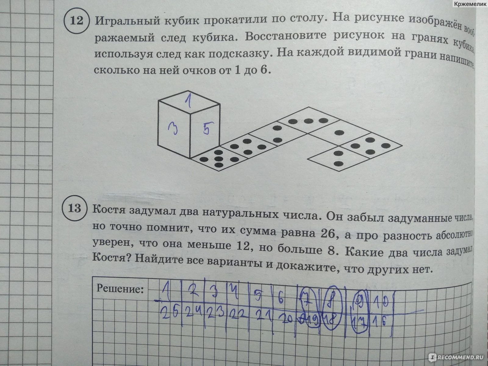 ВПР. Математика 6 класс. 25 вариантов заданий. Под ред. И.В. Ященко. О. А.  Виноградова, Г. И. Вольфсон - «Сложно ли написать ВПРы по математике на  тройку? А на 