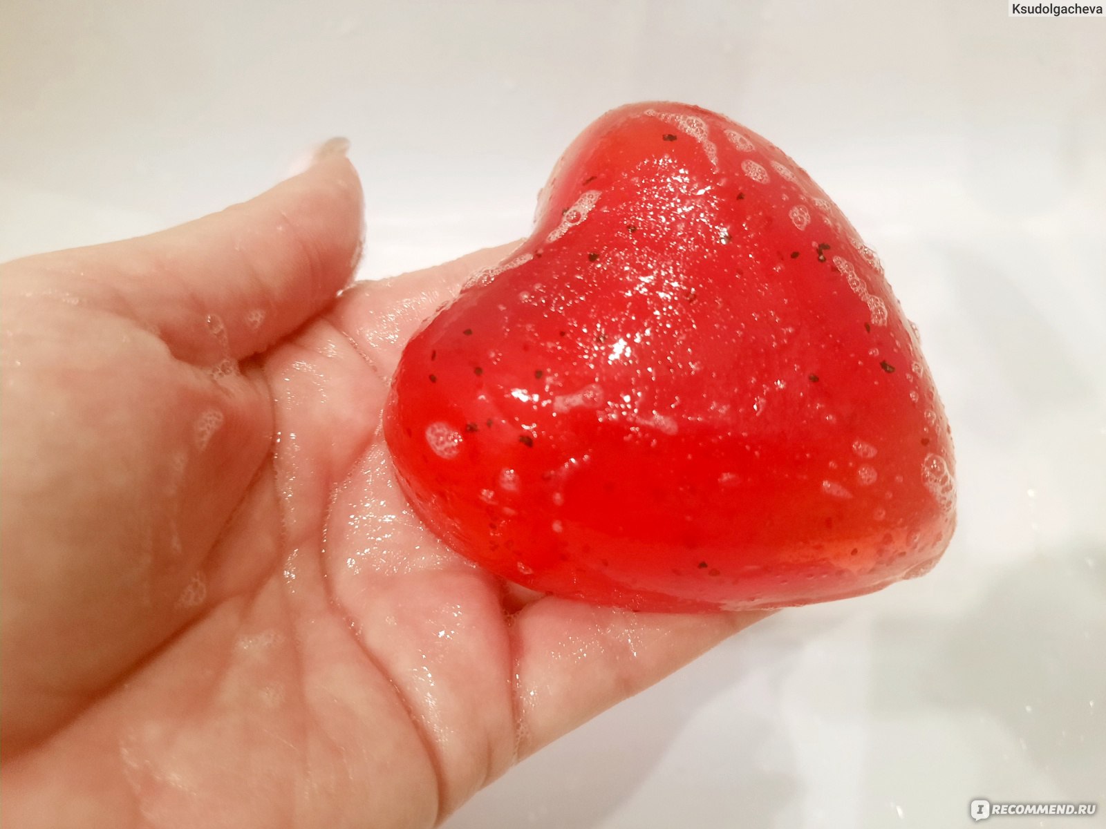 Натуральное мыло в форме сердца - Florinda Vegetal Soap Handmade In Italy