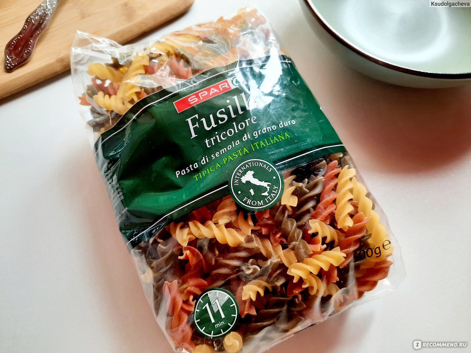 Макаронные изделия SPAR Fusilli tricolore - «А вы пробовали цветные  макароны? Если нет, то рекомендую попробовать макаронные изделия Fusilli  tricolore! » | отзывы