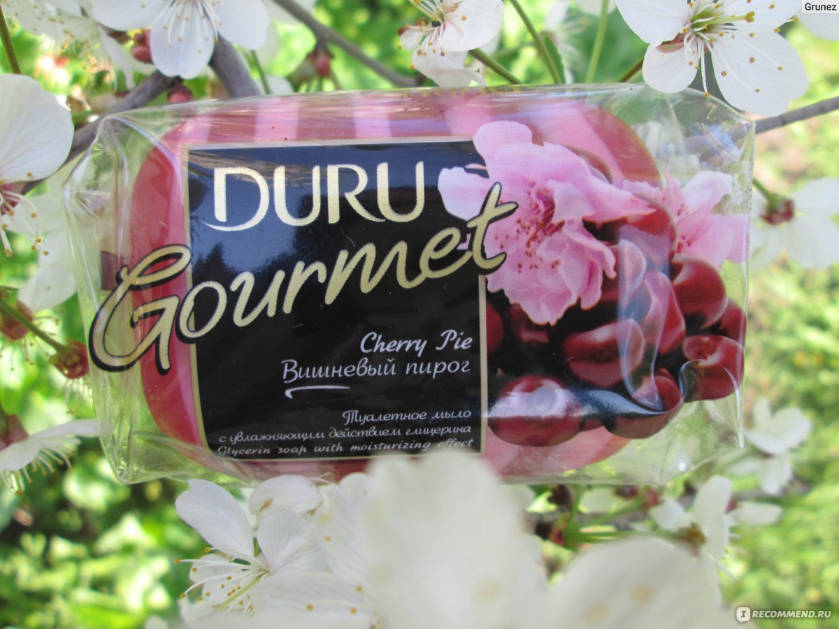 Мыло duru gourmet вишневый пирог