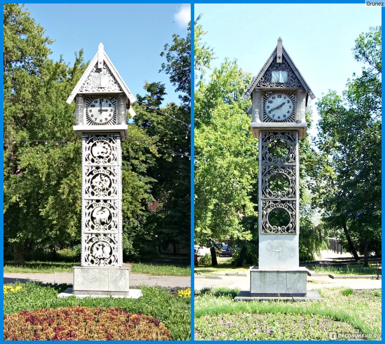 Памятник Пензенской области часы с кукушкой