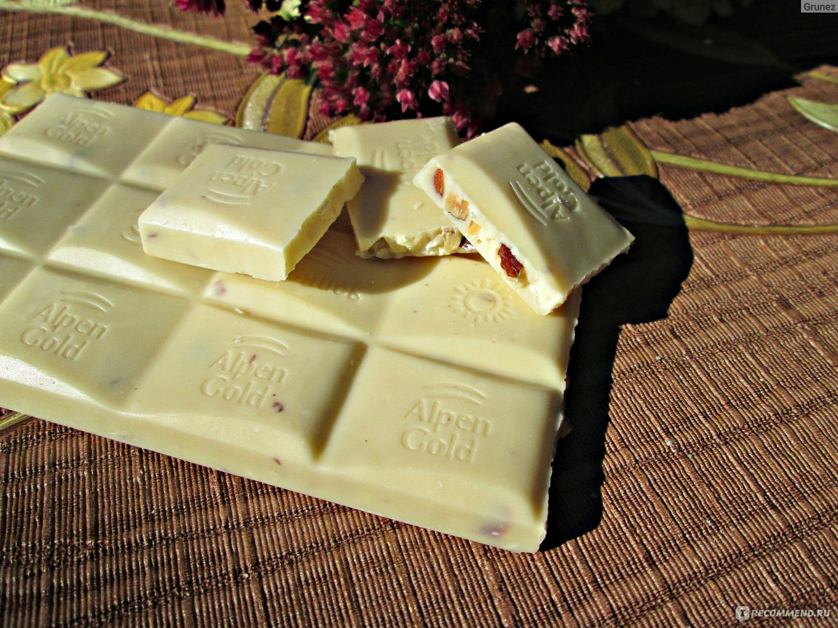 Alpen Gold шоколад белый шоколад