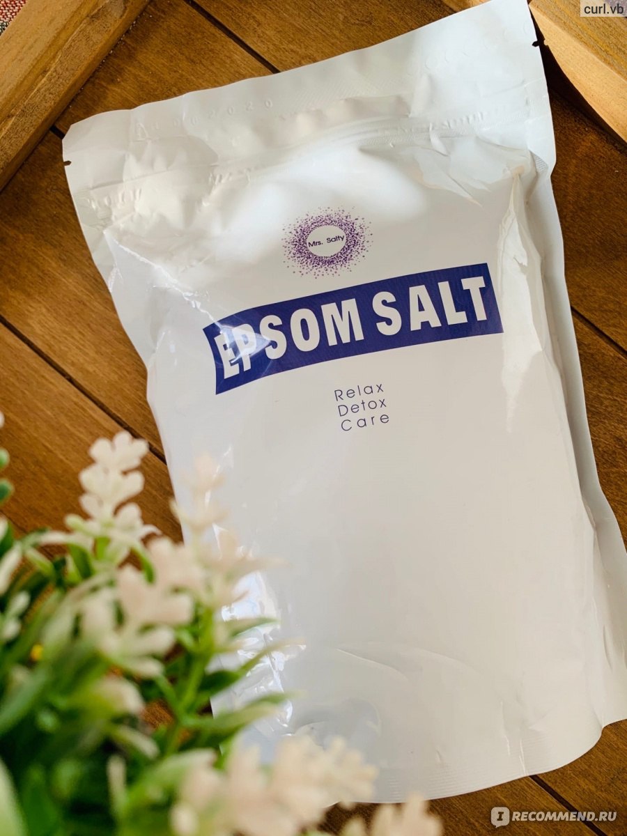 Эпсома (английская соль для ванн) Mrs.Salty EPSOM SALT - «Отдыхай и ...