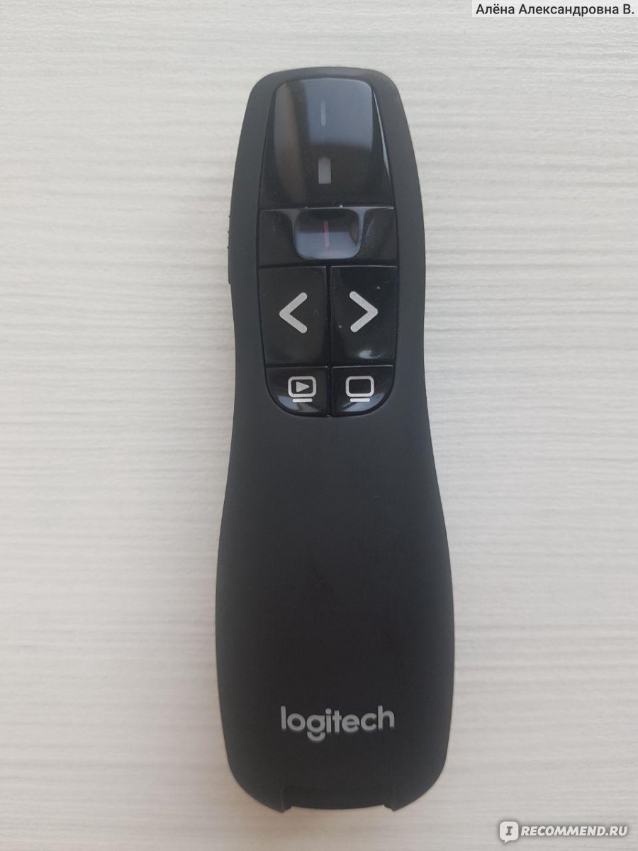 Пульт для презентаций logitech wireless presenter r400