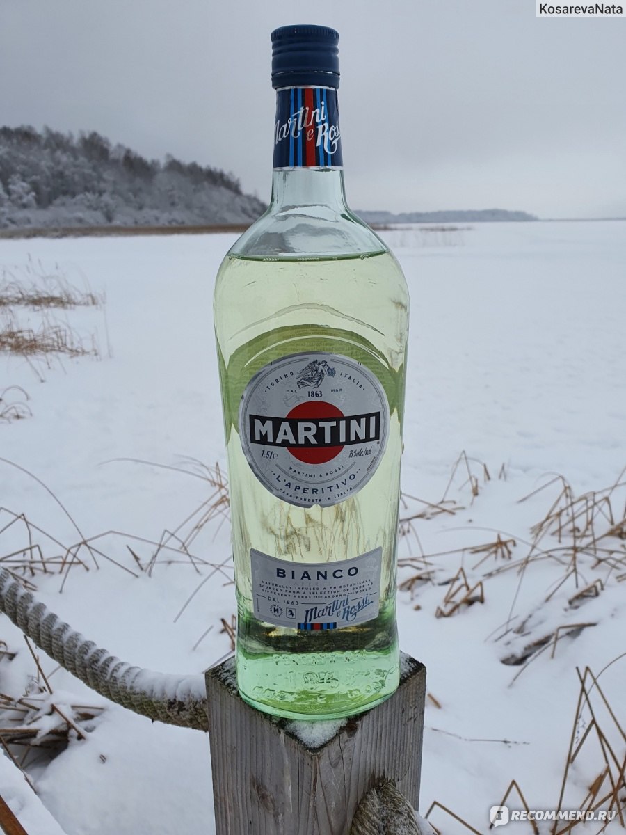 Вермут Martini Bianco - «Вкусный вермут Мартини бьянко, с чем пью + рецепт  коктейля» | отзывы