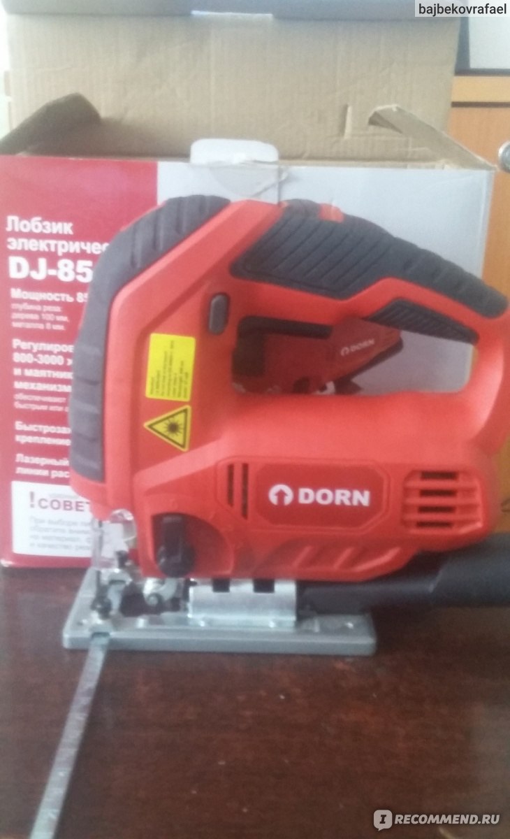 Электрический лобзик Dorn DJ-850 - «Прекрасный аппарат который должен быть  у вас дома» | отзывы