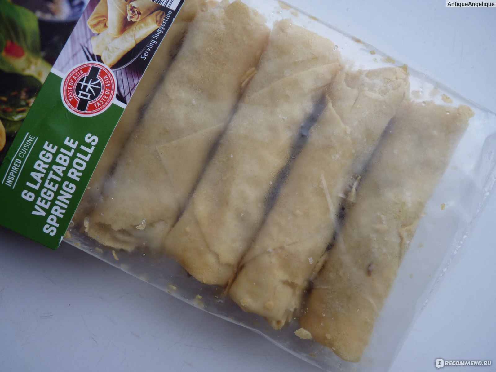 Овощные Спринг-Роллы Inspired Cuisine Large Vegetable Spring Rolls (ALDI) -  «Вкуснейшие овощные спринг-роллы с грибами шиитаке в фило-тесте» | отзывы