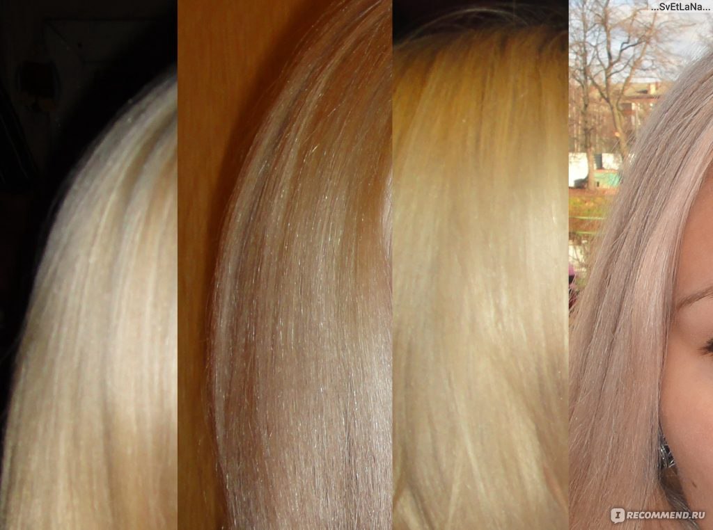 Окрашивание волос в блондинку без аммиака