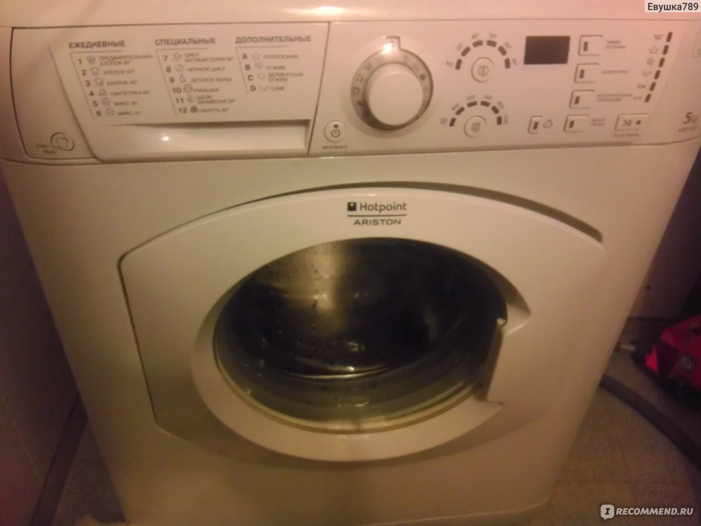 Стиральная машина Hotpoint-Ariston ARSL 100 - «стиральная машина Indesit  arsl100 за приемлемую цену отзыв и фото» | отзывы