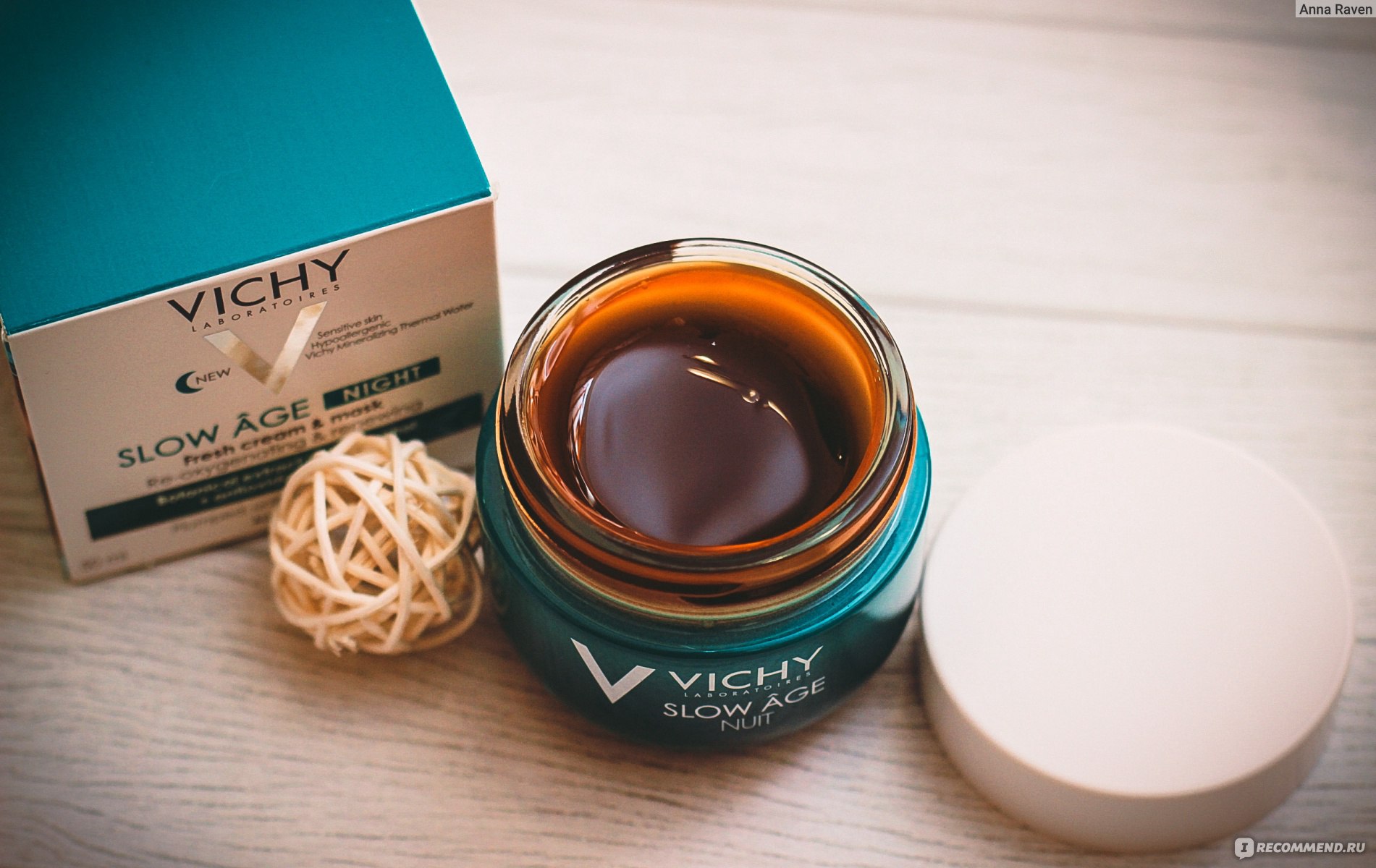 Крем для лица ночной Vichy Slow AGE Night Cream and Mask фото