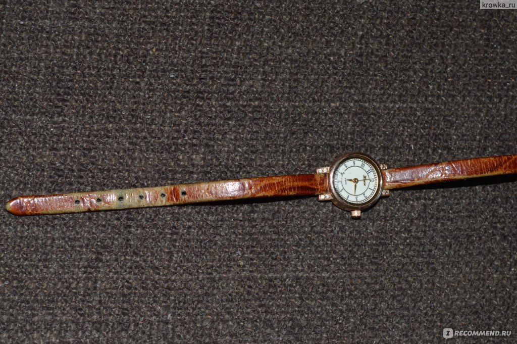 Наручные часы Ника кварцевые в золотом корпусе - «Элегантная простота надрянном ремешке»