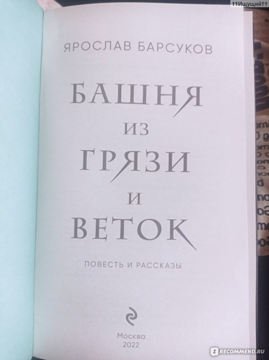 Башня из грязи и веток. Ярослав Барсуков - «Как же мне хочется, чтобы  сейчас ты была со мной рядом и чтобы я мог быть таким же стойким, как ты.  (с) » | отзывы