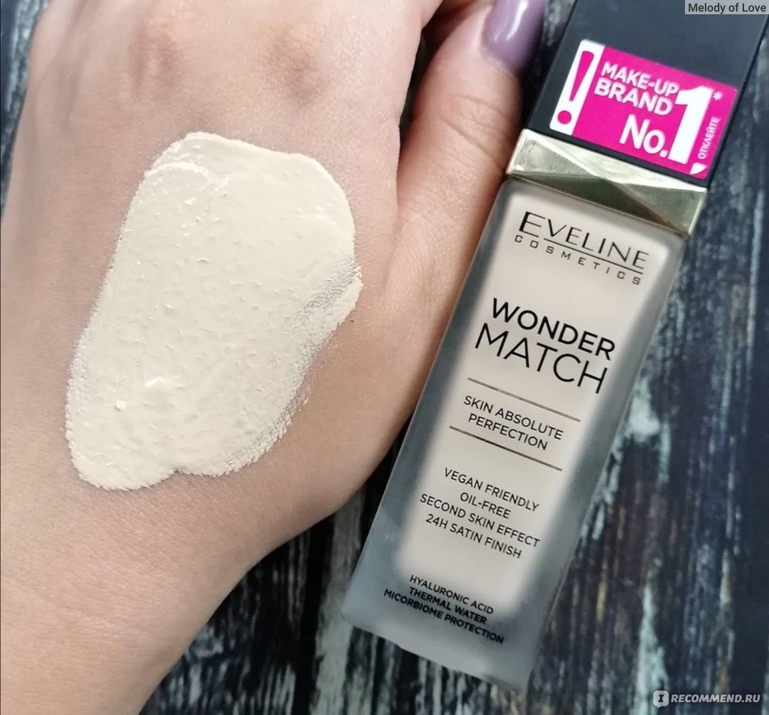 Eveline cosmetics wonder match тональный