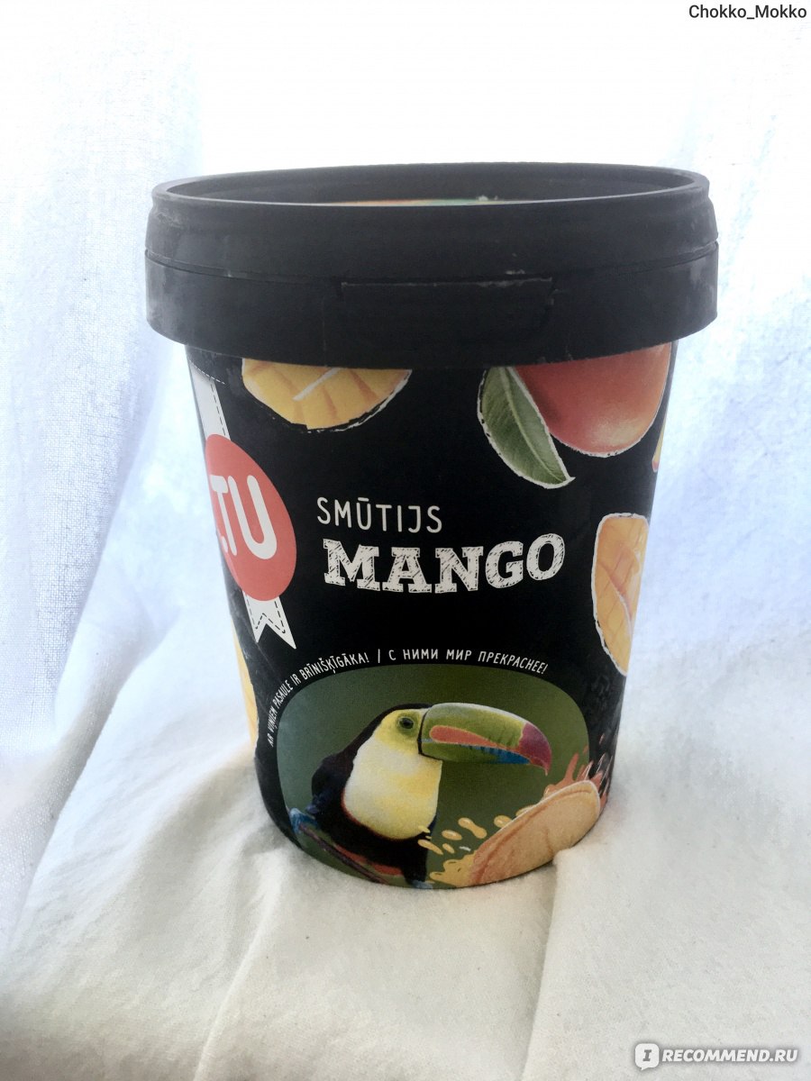 Мороженое смузи манго