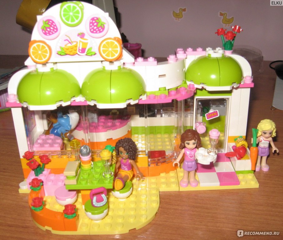 Lego Friends 41035 Хартлейк Сок-Бар фото