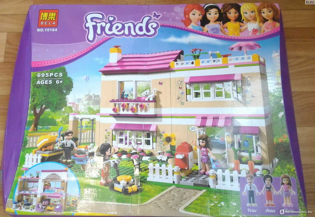 Конструкторы Aliexpress LEGO Friends series 10164 Olivias House Doll Girl Games toys bricks Building Block фото