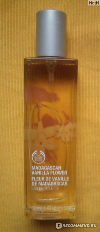 madagascan vanilla flower eau de toilette