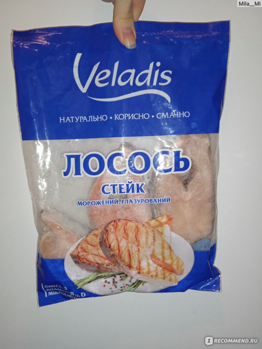 Стейк лосося Veladis Мороженый в глазури - «Вкусная, качественная и  полезная красная рыба бренда Veladis. Польза лосося, простое и быстрое  приготовление рыбки.» | отзывы