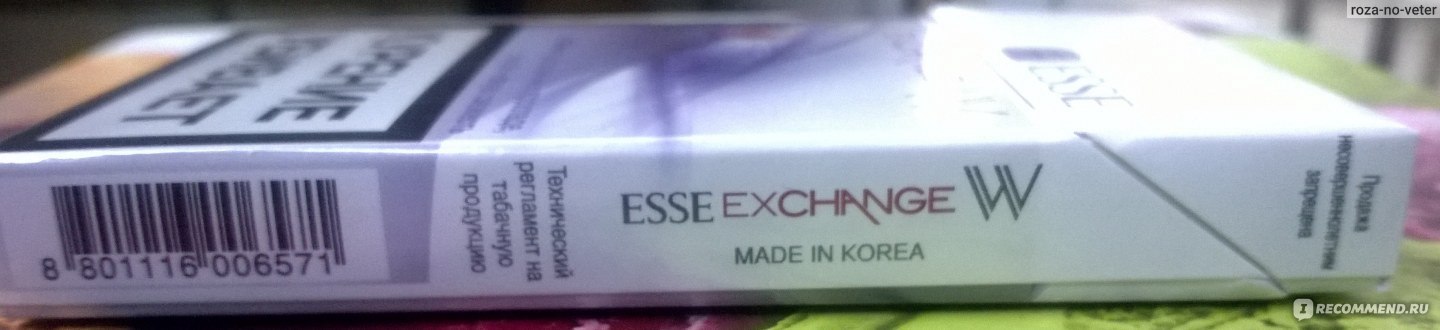 Сигареты esse exchange фото