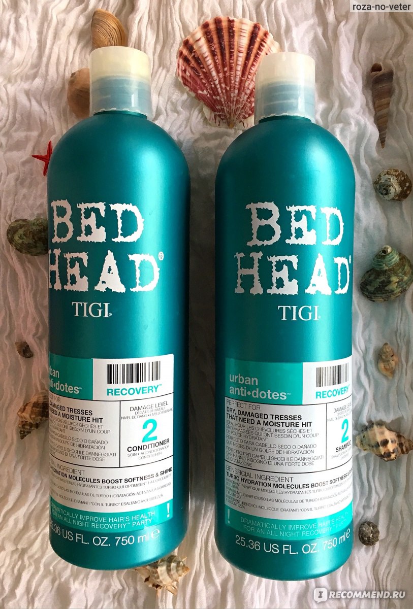 Шампунь TIGI Bed Head Urban Antidotes Recovery - «TIGI Bed Head Urban  Antidotes Recovery - настоящий профессиональный уход не выходя из дома.  Внимание! Не для частого использования.» | отзывы