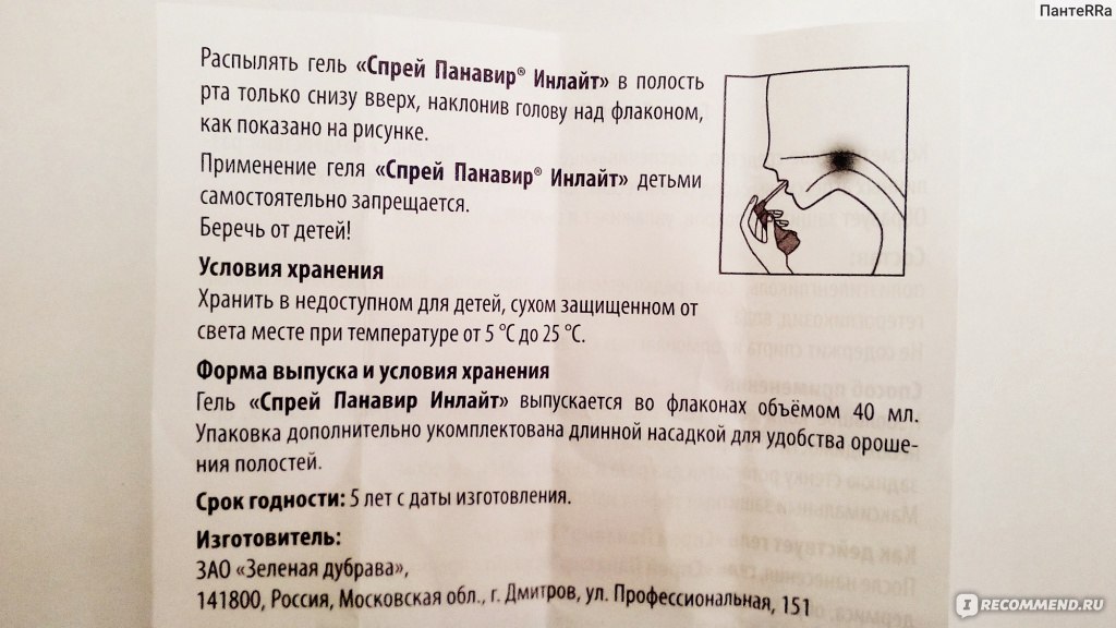 Как колоть панавир внутривенно схема при впч