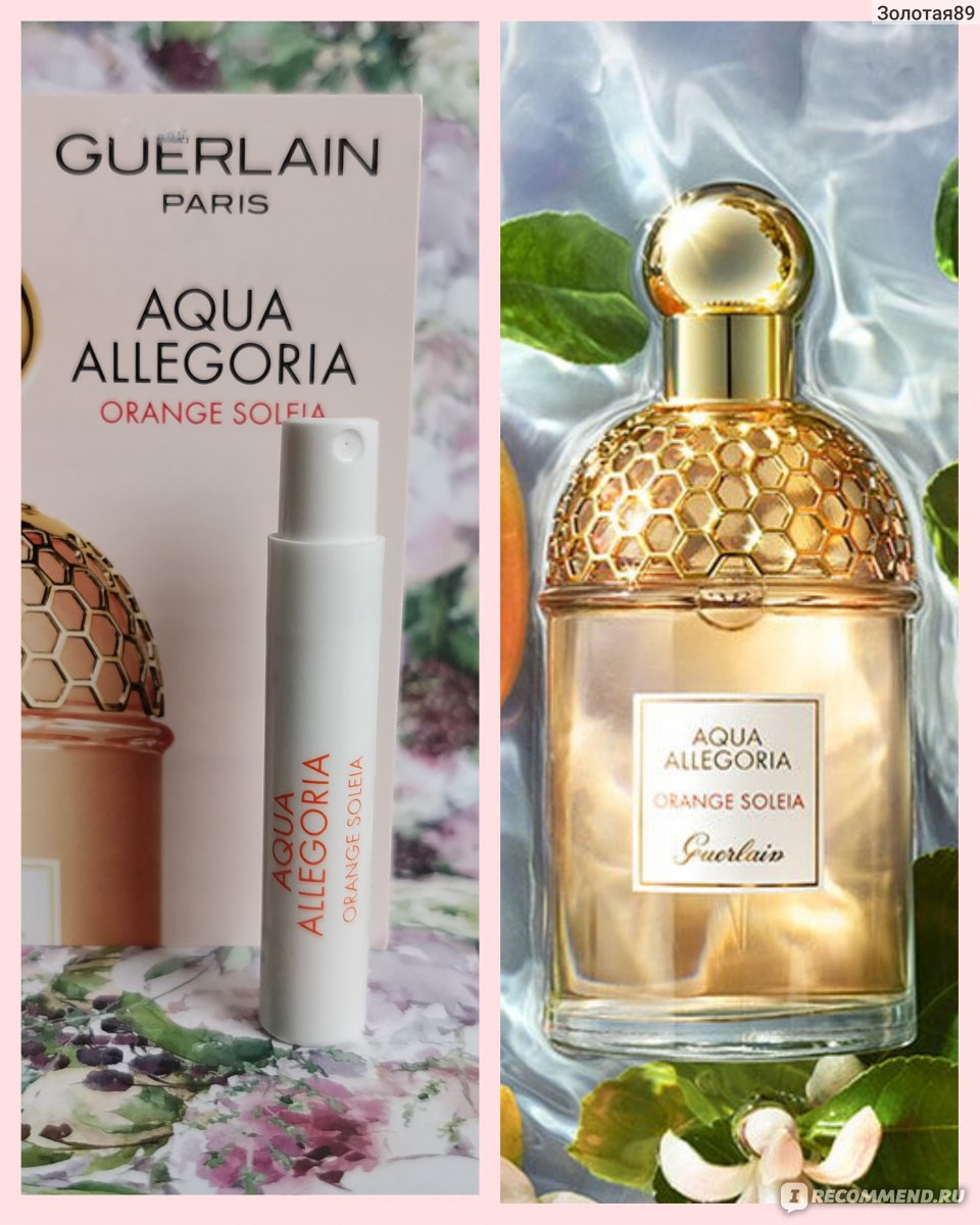 Guerlain Aqua Allegoria Orange Soleia - «Аромат нужно выбирать как  любовника! Чтобы понять, подходите ли Вы друг другу с Allegoria Orange  Soleia нужно провести с ним как минимум одну ночь. Ну или