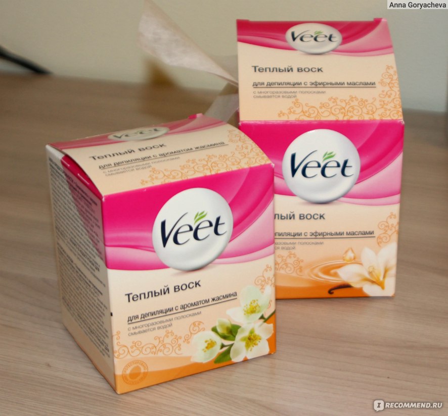 Теплый воск для депиляции veet с ароматом жасмина 250 мл как пользоваться