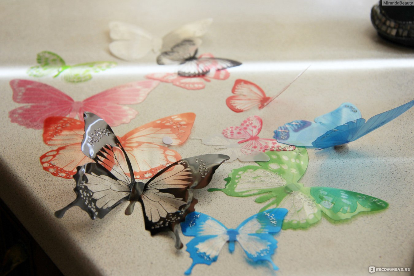 Бабочки в интерьере – порхающий символ любви и радости