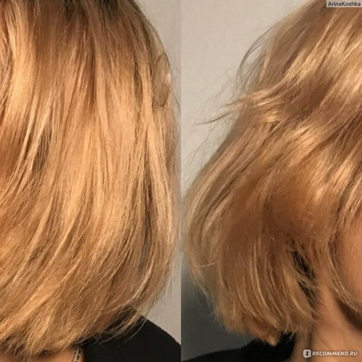 Концепт песочный блонд фото до и после