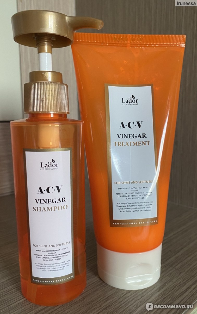 Шампунь La'dor Lador ACV Vinegar Shampoo глубокоочищающий с яблочным ...