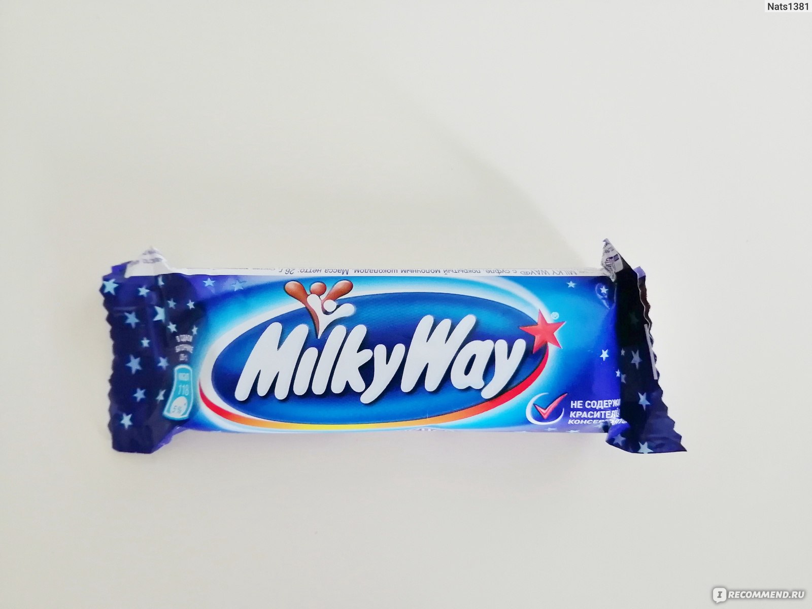 Батончик Mars Milky Way - « Неизменный дизайн, вкусный шоколад и начинка,  но для меня немного приторный! » | отзывы