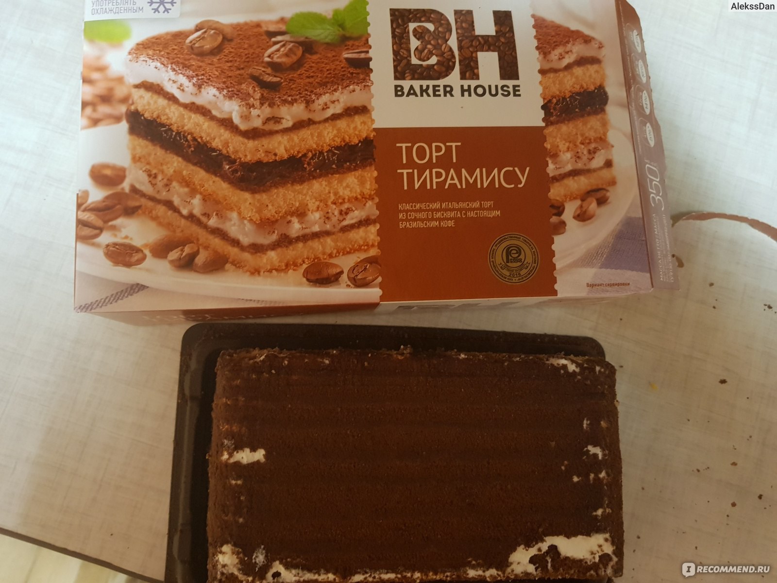 Торт Baker House Тирамису - «Вкусно, но мало» | отзывы