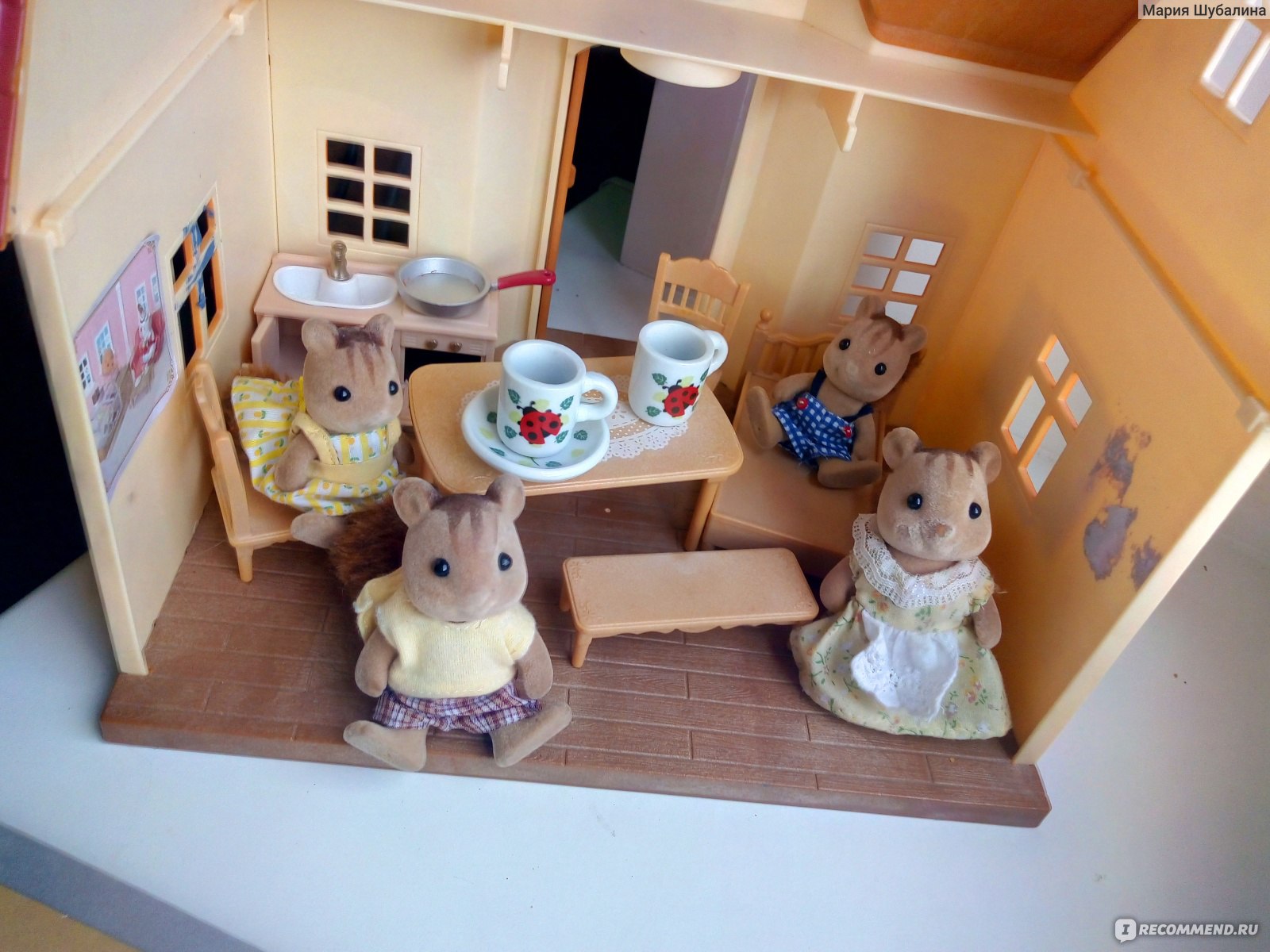 Sylvanian Families Семья белок 4172 - «Очаровательные Sylvanian. Самое  обаятельное семейство. Фото с земляникой и другие ми-ми-ми подробности  жизни белочек у хозяйки-шестилетки» | отзывы