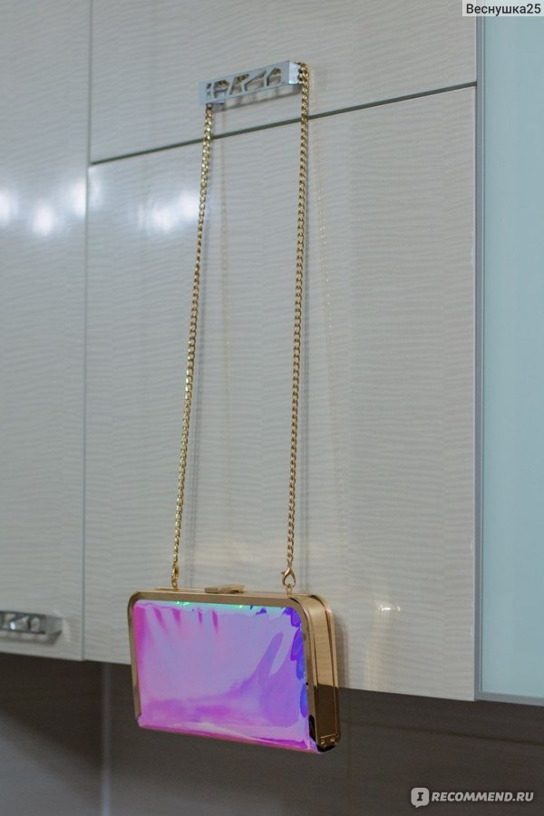 holographic clutch bolsa