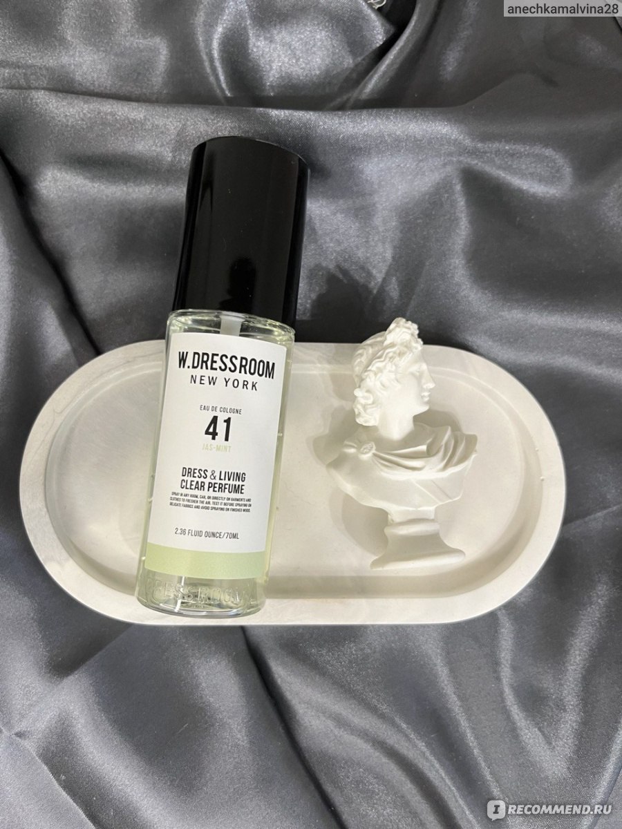 W.DRESSROOM Dress & Living Clear Perfume № 41 JAS-MINT - «Запах свежести и  роскоши за 700 рублей - спрей №41 от Южно-корейского бренда W.DRESSROOM» |  отзывы