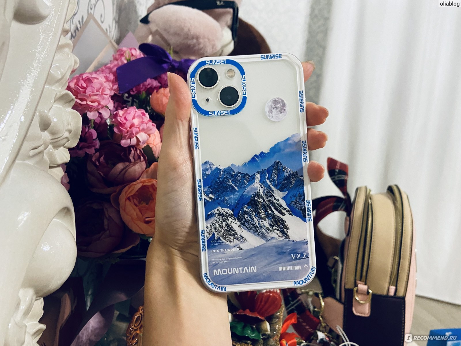 Чехол для телефона Aliexpress Snow Mountain Sunset Phone Case For iPhone 13  12 Mini 11 Pro Max XR X XS Max 7 8 Plus Soft Shockproof Bumper Clear Back  Cover - «🏔