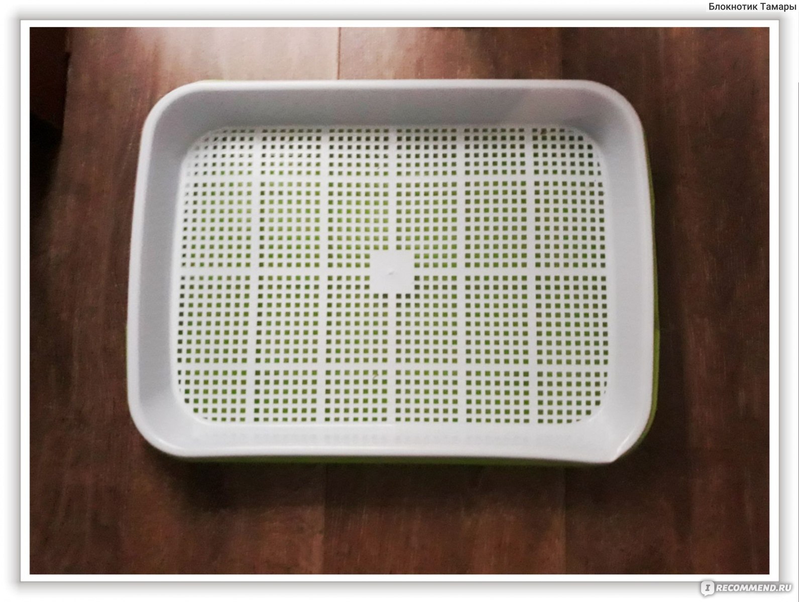 Поддон для выращивания микрозелени. Bean Sprouts Double-layer Dishes Plate Seedling Tray Plastic Hydroponic Flower Basket Flower Plant Home Garden Nursery Pots фото