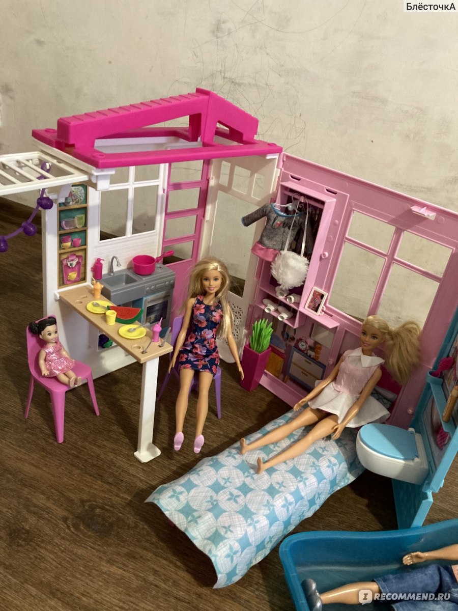 Mattel Кукольный домик “Barbie”, арт. FXG55 - «Отличный компактный и  супер-бюджетный домик для куколок (+фото)» | отзывы