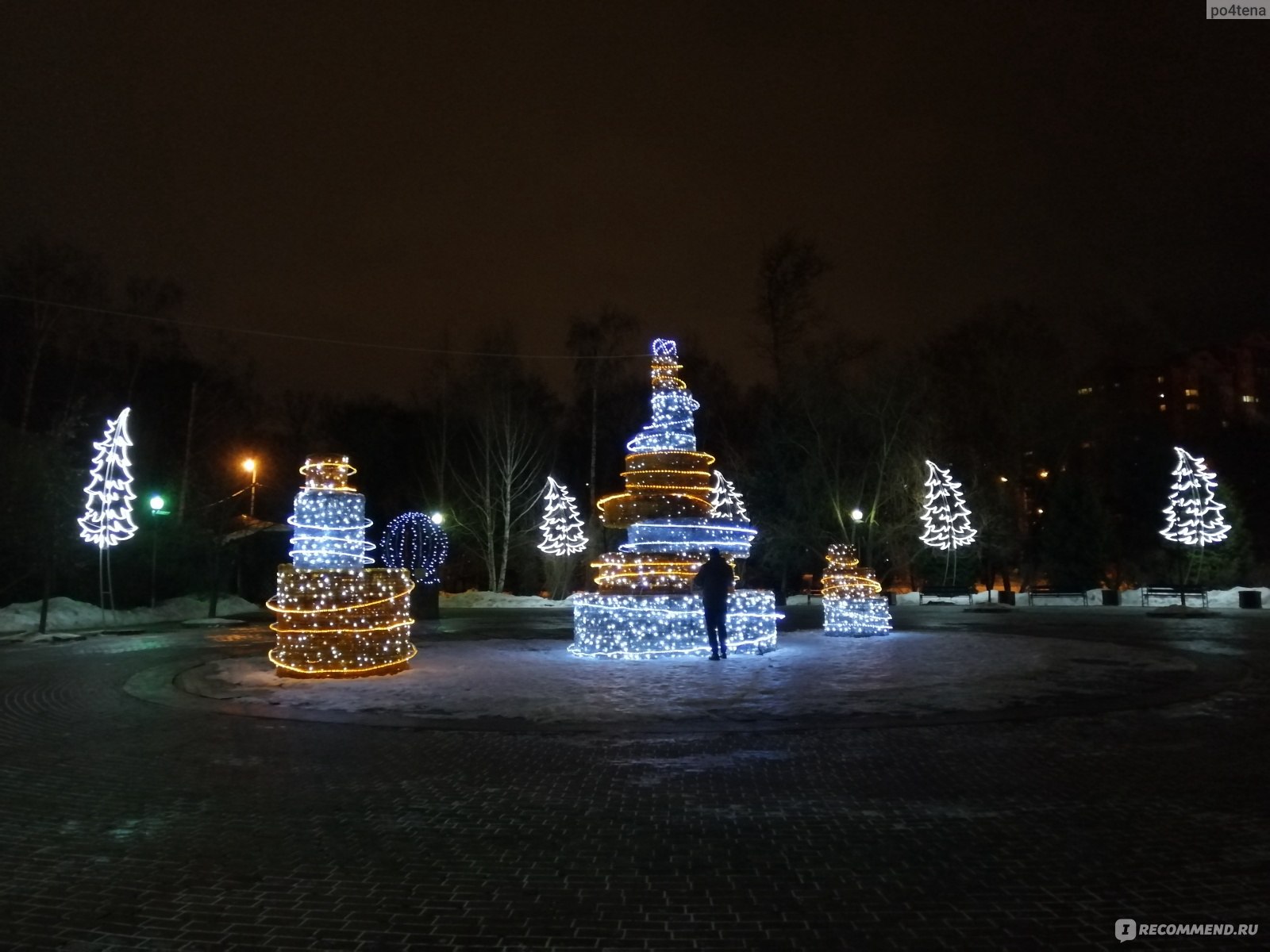 Центральный парк Мытищи зимой